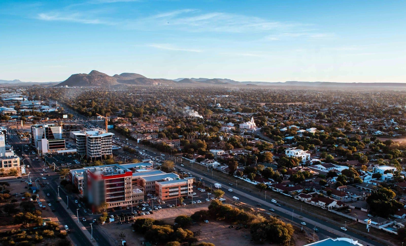 Gaborone under Kgale Hill, the city where the memorandum was signed.